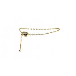 NEW STREETS AHEAD past midnight two-tone chain belt in two-tone